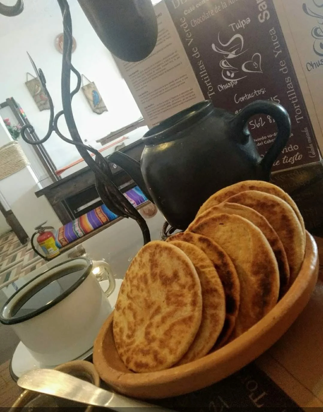 Tortillas de tiesto tradicionales de Tulpa & Chuspa